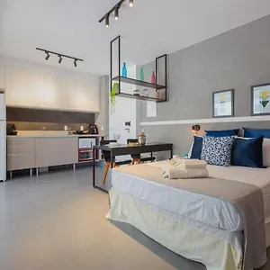 Apartamento Easy Star- Charmoso Studio Ao Lado Do Aeroporto De Congonhas - Da01h, São Paulo